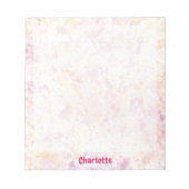 Aquarelspatten & -druppels Notitieblok (Voorkant)
