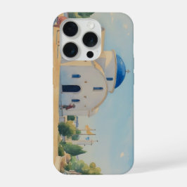 Aquarelstijl afbeelding van Sinterklaas iPhone 15 Pro Case