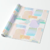 Aquarelstijl Cadeaupapier (Uitgerold)