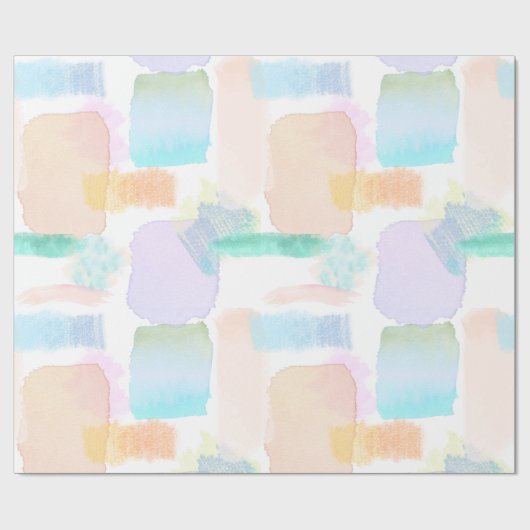 Aquarelstijl Cadeaupapier (Vlak)