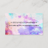 Aquarelverf | Artistiek Kleuren Visitekaartje (Achterkant)