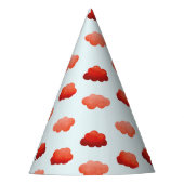 Aquarelwolken Feesthoedjes (Voorkant)