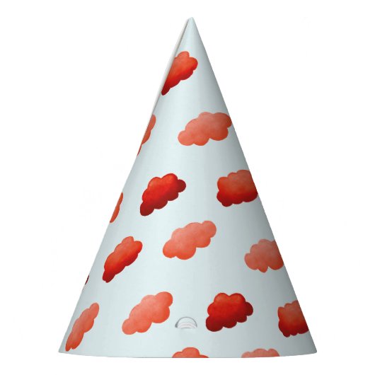 Aquarelwolken Feesthoedjes (Links)