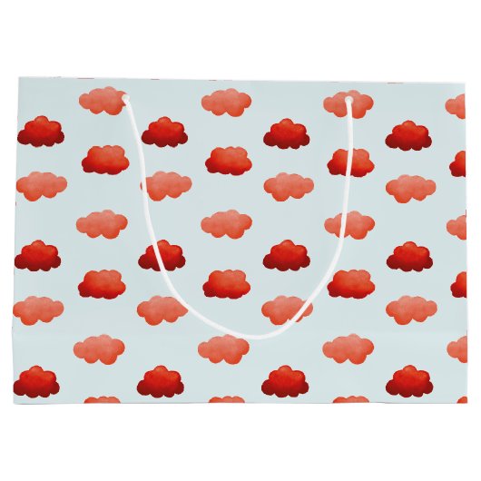 Aquarelwolken Groot Cadeauzakje (Achterkant)
