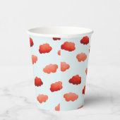 Aquarelwolken Papieren Bekers (Rechts)