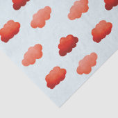 Aquarelwolken Tissuepapier (Detail)