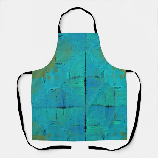 aquaresonantie schort (Voorkant)