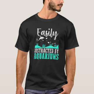 Aquaria Afleidbaar  Vistank  Vissen T-shirt