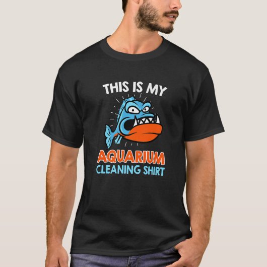 Aquarist Aquarium Cleaning 1 T-shirt (Voorkant)