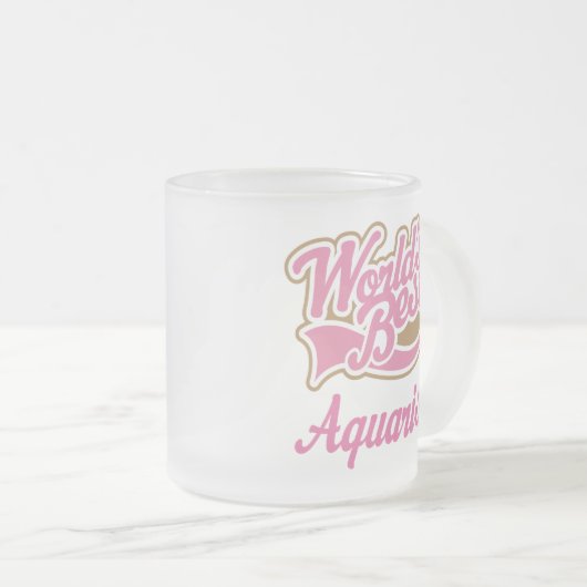 Aquarist Gift Matglas Koffiemok (Voorkant rechts)