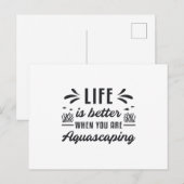 Aquarist Life is beter voor de watervangst van gra Briefkaart (Voorkant / Achterkant)