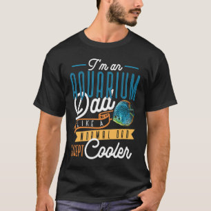 Aquarist vader Aquascaping Vissen Verzorgen Zoutwa T-shirt