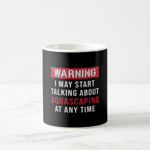 Aquarist Warning Aquascaping Fish Keeper Aquarium Koffiemok