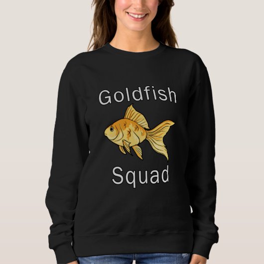 Aquaristics Hobby Goldfish Squad Cute Goldfish Trui (Voorkant)