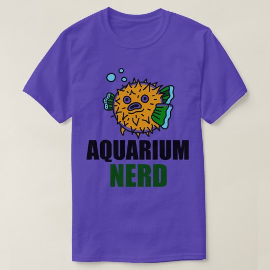Aquaristics Humor Aquarium Nerd T-shirt (Design voorkant)