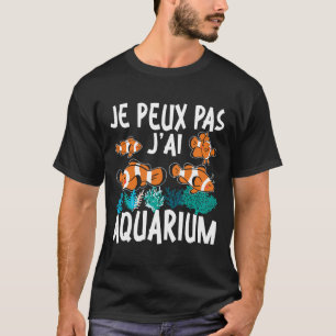 Aquaristische vis Geen tijd dat ik in het aquarium T-shirt