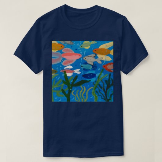 Aquarium 100 t-shirt (Design voorkant)