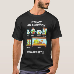 Aquarium Addictionaquarium Addictus Aquarist Fish T-shirt