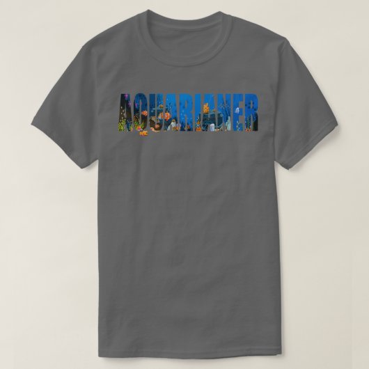 Aquarium Aquarist Fish Hobby Aquascapt 1 T-shirt (Design voorkant)