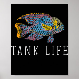 Aquarium aquarium Hobby Oscar Cichlid Aquarium Poster