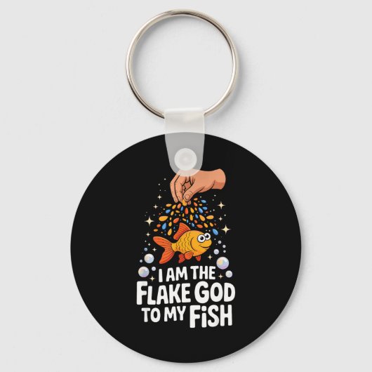 Aquarium Art For Men Women Fish Lover Fiank Enthus Sleutelhanger (Voorkant)