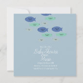 Aquarium-Baby shower voor viszwemmen Kaart (Voorkant)