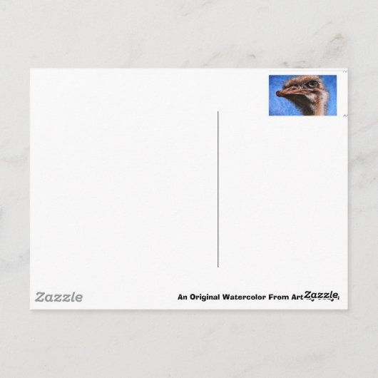 Aquarium Briefkaart (Achterkant)