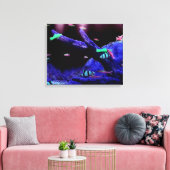 Aquarium Canvas Afdruk (Insitu (Woonkamer))