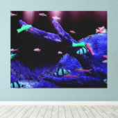 Aquarium Canvas Afdruk (Insitu (Houten vloer))