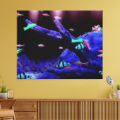 Aquarium Canvas Afdruk (Insitu (Woonkamer))