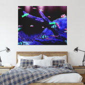 Aquarium Canvas Afdruk (Insitu (Slaapkamer))