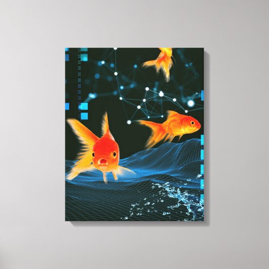 Aquarium Canvas Afdruk (Voorkant)