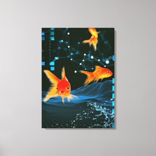 Aquarium Canvas Afdruk (Voorkant)