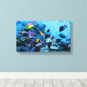 Aquarium Canvas Afdruk (Insitu (Houten vloer))