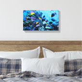 Aquarium Canvas Afdruk (Insitu (Slaapkamer))
