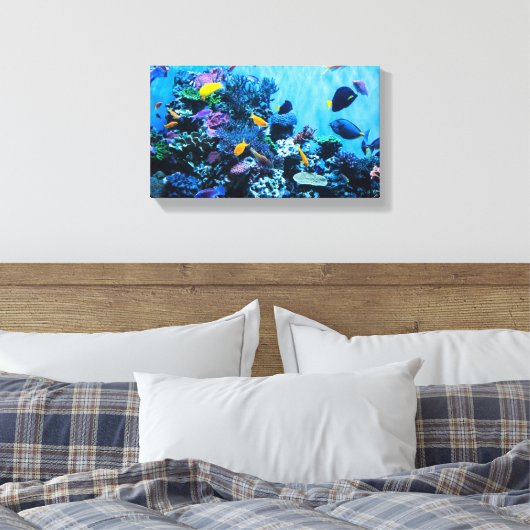 Aquarium Canvas Afdruk (Insitu (Slaapkamer))