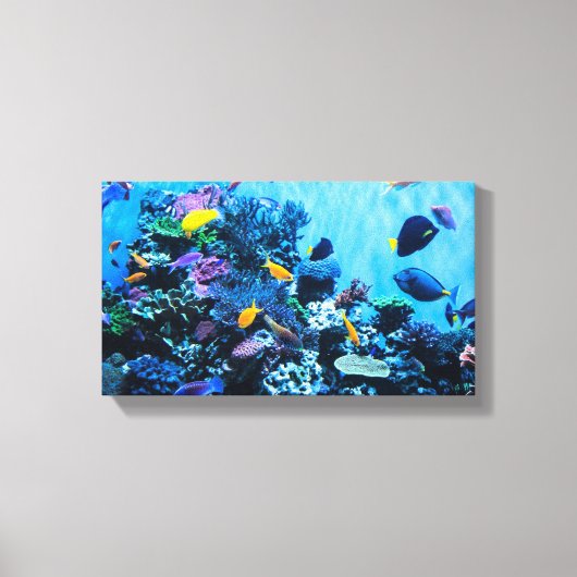 Aquarium Canvas Afdruk (Voorkant)