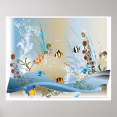 Aquarium Colassal Canvas afdrukken Poster (Voorkant)