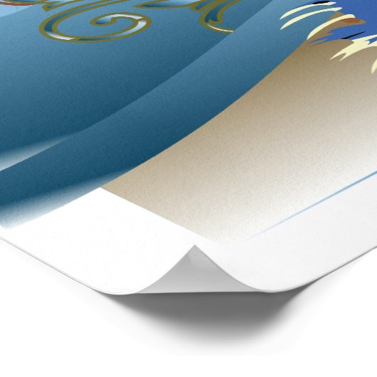 Aquarium Colassal Canvas afdrukken Poster (Hoek)