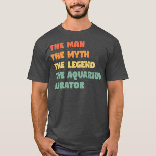 Aquarium Curator Funny Gift voor hem Aquarium Cura T-shirt