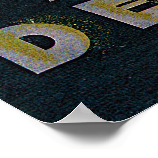 Aquarium de Monaco Adverteren Poster (Hoek)