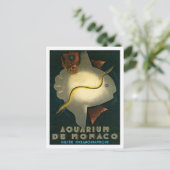 Aquarium de Monaco Musee Oceanographique Art Briefkaart (Staand voorkant)