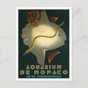 Aquarium de Monaco Musee Oceanographique Art Briefkaart