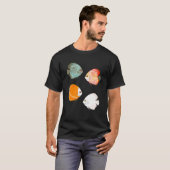 Aquarium Discus Vissen T-shirt (Voorkant volledig)