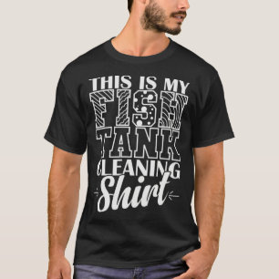 Aquarium Dit is mijn Vistank schoonmaken T-shirt