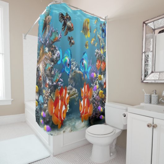 Aquarium Douchegordijn (In situ)