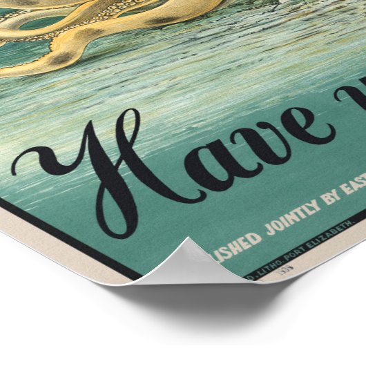 Aquarium, East London-Octopus Poster (Hoek)