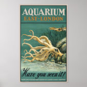 Aquarium, East London-Octopus Poster (Voorkant)