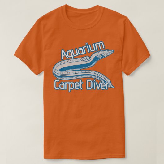 Aquarium Eel Carpet Diver Tire Track Eel Fire Eel T-shirt (Design voorkant)