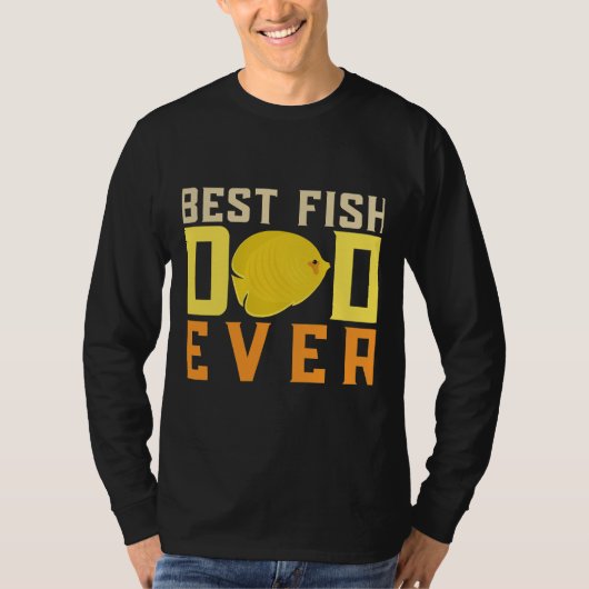 Aquarium Eigenaar beste vispap ooit visstand T-shirt (Voorkant)